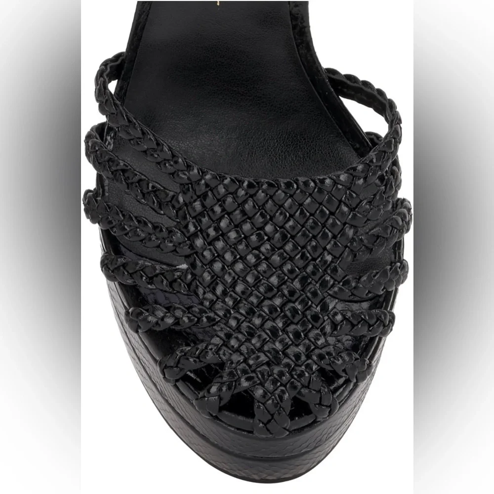 NEW Jessica Simpson Inaia Platform Sandals, Black, Orange & Gold Available, 9.5